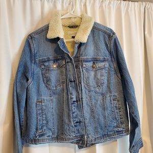 Fleece Lined Denim Jacket